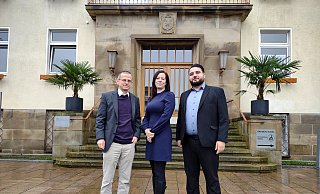 Martin Krewet (v. l.), Katharina Lücke und Mehmet Ali Yesil vom Bündnis Soziales Bad Lippspringe. - Bündnis Soziales Bad Lippspringe Martin Krewet (v. l.), Katharina Lücke und Mehmet Ali Yesil vom Bündnis Soziales Bad Lippspringe. - Bündnis Soziales Bad Lippspringe