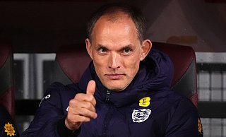 Thomas Tuchel hat mit England die WM-Qualifikation sicher. - Bradley Collyer/PA Wire/dpa Thomas Tuchel hat mit England die WM-Qualifikation sicher. - Bradley Collyer/PA Wire/dpa