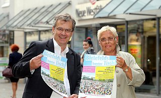 Laden ein: Thomas Seim und Gabriele Stilger freuen sich auf viele Bielefelder, die mitmachen. - Wolfgang Rudolf Laden ein: Thomas Seim und Gabriele Stilger freuen sich auf viele Bielefelder, die mitmachen. - Wolfgang Rudolf