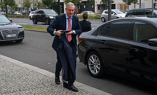 Norbert Röttgen (CDU) kommt zum Konrad-Adenauer Haus zu Gremiensitzungen der Partei. - Foto: Christophe Gateau/dpa Norbert Röttgen (CDU) kommt zum Konrad-Adenauer Haus zu Gremiensitzungen der Partei. - Foto: Christophe Gateau/dpa