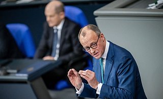 CDU-Chef Friedrich Merz hat ein Ziel: «Wir müssen nach der nächsten Bundestagswahl stark genug sein.» - Michael Kappeler/dpa CDU-Chef Friedrich Merz hat ein Ziel: «Wir müssen nach der nächsten Bundestagswahl stark genug sein.» - Michael Kappeler/dpa
