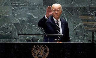 «Es gibt Dinge, die wichtiger sind, als an der Macht zu bleiben», sagt US-Präsident Joe Biden in New York. - Richard Drew/AP «Es gibt Dinge, die wichtiger sind, als an der Macht zu bleiben», sagt US-Präsident Joe Biden in New York. - Richard Drew/AP