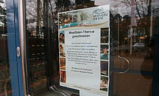 Derzeit können Spaßbad und Hotel nicht beheizt werden. - Andreas Götte Derzeit können Spaßbad und Hotel nicht beheizt werden. - Andreas Götte