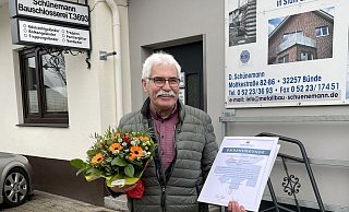 Der Betrieb von Dieter Schünemann besteht bereits seit 75 Jahren. - Kreishandwerkerschaft Wittekindsland Der Betrieb von Dieter Schünemann besteht bereits seit 75 Jahren. - Kreishandwerkerschaft Wittekindsland