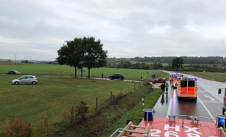 Die Feuerwehr musste zu einem Unfall auf der L828 ausrücken. - Löschzug Willebadessen Die Feuerwehr musste zu einem Unfall auf der L828 ausrücken. - Löschzug Willebadessen