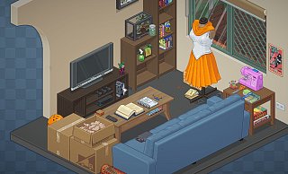 Hier wohnt jemand mit Spaß an Konsolenspielen und Näharbeiten. Was sonst noch so passiert, erfährt man beim Auspacken der Kartons in «Unpacking». - Witch Beam/dpa-tmn Hier wohnt jemand mit Spaß an Konsolenspielen und Näharbeiten. Was sonst noch so passiert, erfährt man beim Auspacken der Kartons in «Unpacking». - Witch Beam/dpa-tmn