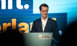 NRW-Ministerpräsident Wüst kann sich nach den Kommunalwahlen in der CDU gestärkt fühlen. - Fabian Strauch/dpa NRW-Ministerpräsident Wüst kann sich nach den Kommunalwahlen in der CDU gestärkt fühlen. - Fabian Strauch/dpa