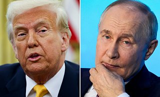 US-Präsident Trump plant ein Gespräch mit Russlands Präsident Putin. Thema ist der Krieg in der Ukraine. - Pavel Bednyakov/AP/Pool via AP/d US-Präsident Trump plant ein Gespräch mit Russlands Präsident Putin. Thema ist der Krieg in der Ukraine. - Pavel Bednyakov/AP/Pool via AP/d