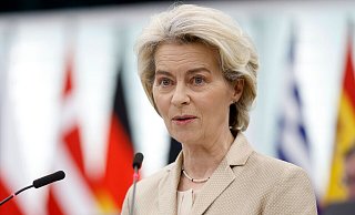 Seit dem 1. Dezember 2019 Chefin der EU-Kommission: Ursula von der Leyen. - Jean-Francois Badias/AP/dpa Seit dem 1. Dezember 2019 Chefin der EU-Kommission: Ursula von der Leyen. - Jean-Francois Badias/AP/dpa