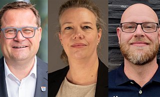 Lars Bökenkröger (CDU, v. l.). Henrike Diestelhorst (SPD), Andreas Korff (BBO) und Thomas Schmidt (Grüne) diskutieren am heutigen Dienstag auf Einladung der Neuen Westfälischen in der Wandelhalle. - privat Lars Bökenkröger (CDU, v. l.). Henrike Diestelhorst (SPD), Andreas Korff (BBO) und Thomas Schmidt (Grüne) diskutieren am heutigen Dienstag auf Einladung der Neuen Westfälischen in der Wandelhalle. - privat