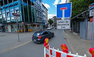 Seit Montag ist an vielen Stellen gesperrt. Aber das ist noch nicht alles. - Foto: Andreas Zobe/NW Seit Montag ist an vielen Stellen gesperrt. Aber das ist noch nicht alles. - Foto: Andreas Zobe/NW