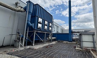 Die Gesellschaft für Verwertung und Entsorgung GmbH & Co. KG will im August ein Aktivkohle-Filter in Gütersloh Betrieb nehmen. Das Fundament (vorn) für die zusätzliche Filterstufe wird bereits angelegt. - GVE Die Gesellschaft für Verwertung und Entsorgung GmbH & Co. KG will im August ein Aktivkohle-Filter in Gütersloh Betrieb nehmen. Das Fundament (vorn) für die zusätzliche Filterstufe wird bereits angelegt. - GVE