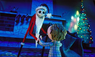 Nikki-Graus statt Nikolaus: Jack Skellington verteilt in "Nightmare before Christmas" Geschenke. - picture alliance / United Archives Nikki-Graus statt Nikolaus: Jack Skellington verteilt in "Nightmare before Christmas" Geschenke. - picture alliance / United Archives