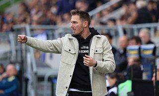 Tobias Strobl und der SC Verl kommen mit drei Punkten vom Auswärtsspiel gegen Saarbrücken zurück in den Kreis Gütersloh. - IMAGO/Fussball-News Saarland