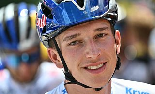Der Tour de France-Drittplatzierte Florian Lipowitz geht bei der Lidl Deutschland-Tour an den Start. - Marco Bertorello/AFP/dpa Der Tour de France-Drittplatzierte Florian Lipowitz geht bei der Lidl Deutschland-Tour an den Start. - Marco Bertorello/AFP/dpa