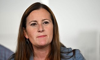 Auch angesichts des russischen Angriffskriegs gegen die Ukraine hält Linken-Chefin Janine Wissler die Forderung ihrer Partei nach einer Auflösung der Nato aufrecht. - Martin Schutt/dpa Auch angesichts des russischen Angriffskriegs gegen die Ukraine hält Linken-Chefin Janine Wissler die Forderung ihrer Partei nach einer Auflösung der Nato aufrecht. - Martin Schutt/dpa