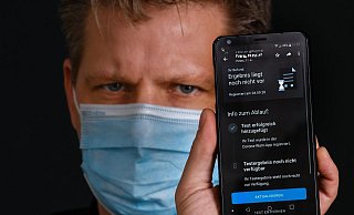Richard Westebbe sollte über die App über das Ergebnis informiert werden - erfolglos. - Andreas Zobe Richard Westebbe sollte über die App über das Ergebnis informiert werden - erfolglos. - Andreas Zobe