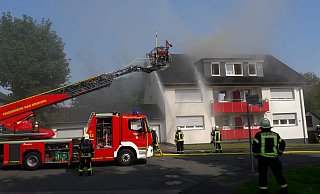 Die Feuerwehr ist in Bad Driburg im Einsatz. - Burkhard Battran Die Feuerwehr ist in Bad Driburg im Einsatz. - Burkhard Battran