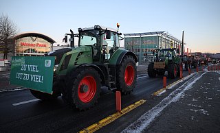 Vor einem Jahr haben die Landwirte protestiert. - Archivfoto: Jörg Stuke Vor einem Jahr haben die Landwirte protestiert. - Archivfoto: Jörg Stuke