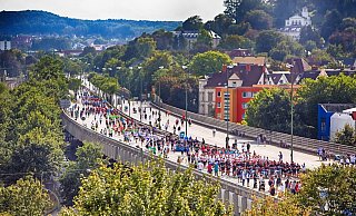 Der "Run and Roll Day" zieht jährlich tausende Teilnehmer an. - Bielefeld Marketing GmbH/Sarah Jonek Der "Run and Roll Day" zieht jährlich tausende Teilnehmer an. - Bielefeld Marketing GmbH/Sarah Jonek