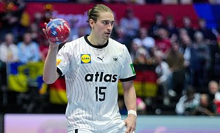 Juri Knorr steht den Handballern im WM-Viertelfinale gegen Portugal wohl zur Verfügung. - Sören Stache/dpa Juri Knorr steht den Handballern im WM-Viertelfinale gegen Portugal wohl zur Verfügung. - Sören Stache/dpa