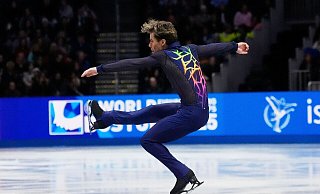 Nikita Starostin hat die Qualifikation für die Kür verpasst. - Charles Krupa/AP/dpa Nikita Starostin hat die Qualifikation für die Kür verpasst. - Charles Krupa/AP/dpa