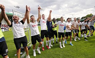 Eine Runde weiter: Die Spieler des SC Verl. - Henrik Martinschledde Eine Runde weiter: Die Spieler des SC Verl. - Henrik Martinschledde