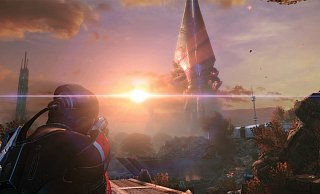 Der Moment, der das Spiel verändert, schlägt nach zehn Spielminuten ein: Was ist das da am Horizont? - EA/Bioware Der Moment, der das Spiel verändert, schlägt nach zehn Spielminuten ein: Was ist das da am Horizont? - EA/Bioware