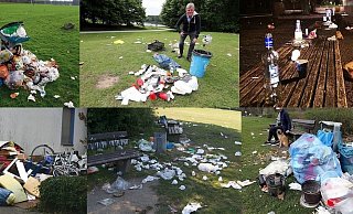 Bielefeld hat ein Müllproblem. - NW-Archiv Bielefeld hat ein Müllproblem. - NW-Archiv