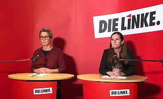 Die Co-Vorsitzenden der Linken, Susanne Hennig-Wellsow (l) und Janine Wissler (Archivbild). - Foto: Jörg Ratzsch/dpa Die Co-Vorsitzenden der Linken, Susanne Hennig-Wellsow (l) und Janine Wissler (Archivbild). - Foto: Jörg Ratzsch/dpa