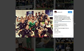 Jubel: Die deutsche U21 feiert nach jedem EM-Spiel mit ihrer eigenen Version des Kinderliedes "Die Vogelhochzeit". - Screenschot Instagram/ German U21 Jubel: Die deutsche U21 feiert nach jedem EM-Spiel mit ihrer eigenen Version des Kinderliedes "Die Vogelhochzeit". - Screenschot Instagram/ German U21