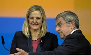 Für die neue IOC-Chefin Kirsty Coventry wird Thomas Bach ein wichtiger Ratgeber bleiben. - Thanassis Stavrakis/AP/dpa Für die neue IOC-Chefin Kirsty Coventry wird Thomas Bach ein wichtiger Ratgeber bleiben. - Thanassis Stavrakis/AP/dpa