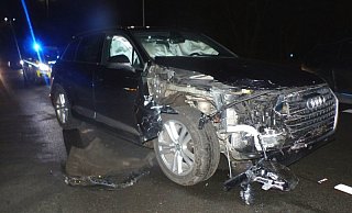 Die Beifahrerin des Audis zog sich leichte Verletzungen zu. - Polizei Minden-Lübbecke Die Beifahrerin des Audis zog sich leichte Verletzungen zu. - Polizei Minden-Lübbecke