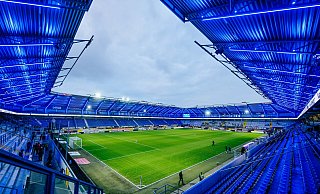Die Home-Deluxe-Arena ist die Heimspielstätte des SC Paderborn 07. - Besim Mazhiqi Die Home-Deluxe-Arena ist die Heimspielstätte des SC Paderborn 07. - Besim Mazhiqi