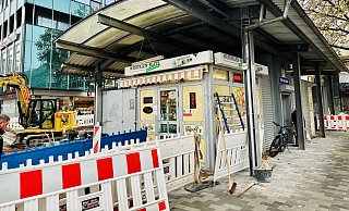 Der Vertrag mit dem Kioskpächter am Kesselbrink in Bielefeld wurde zu Ende März 2025 gekündigt. - Stefan Becker Der Vertrag mit dem Kioskpächter am Kesselbrink in Bielefeld wurde zu Ende März 2025 gekündigt. - Stefan Becker
