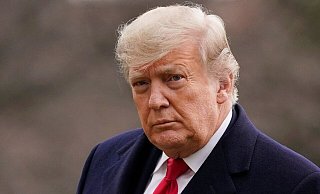 Der ehemalige US-Präsident Donald Trump hat Putins Vorgehen in der Ukraine-Krise als «genial» bezeichnet. - Foto: Evan Vucci/AP/dpa Der ehemalige US-Präsident Donald Trump hat Putins Vorgehen in der Ukraine-Krise als «genial» bezeichnet. - Foto: Evan Vucci/AP/dpa