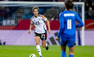 Sara Doorsoun muss wegen einer Verletzung passen. - David Inderlied/dpa Sara Doorsoun muss wegen einer Verletzung passen. - David Inderlied/dpa