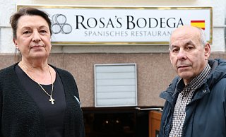 Rosa und Jose Fernandez schließen Rosas Bodega zum 31. Dezember. - Holger Kosbab Rosa und Jose Fernandez schließen Rosas Bodega zum 31. Dezember. - Holger Kosbab