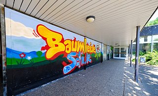 Die Baumheideschule ist jetzt Geschichte. Die Räume werden von der benachbarten Realschule am Schlehenweg mit genutzt. - PETER UNGER Die Baumheideschule ist jetzt Geschichte. Die Räume werden von der benachbarten Realschule am Schlehenweg mit genutzt. - PETER UNGER