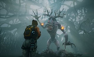 Bosskämpfe wie gegen dieses Baumwesen gehören zu den herausfordernderen Teilen des Spiels. - Prime Matter Bosskämpfe wie gegen dieses Baumwesen gehören zu den herausfordernderen Teilen des Spiels. - Prime Matter