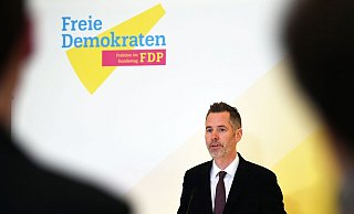 Die FDP habe deutlich gemacht, dass man alles verhindern werde, was die deutsche Wirtschaft schwächt, so Christian Dürr. - Serhat Kocak/dpa Die FDP habe deutlich gemacht, dass man alles verhindern werde, was die deutsche Wirtschaft schwächt, so Christian Dürr. - Serhat Kocak/dpa