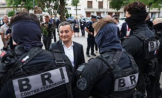 Tausende Einsatzkräfte sichern die Paralympischen Spiele in Paris ab, Frankreichs Innenminister Gerald Darmanin ist zuvesichtlich. - Aurelien Morissard/AP/dpa Tausende Einsatzkräfte sichern die Paralympischen Spiele in Paris ab, Frankreichs Innenminister Gerald Darmanin ist zuvesichtlich. - Aurelien Morissard/AP/dpa