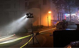 Nach dem Feuer in einer Tiefgarage in der Paderborner Innenstadt geht die Polizei von Brandstiftung aus. - Feuerwehr Paderborn Nach dem Feuer in einer Tiefgarage in der Paderborner Innenstadt geht die Polizei von Brandstiftung aus. - Feuerwehr Paderborn