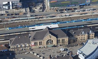 Bielefelds Hauptbahnhof. - Archivfoto: Detelf Wittig Bielefelds Hauptbahnhof. - Archivfoto: Detelf Wittig