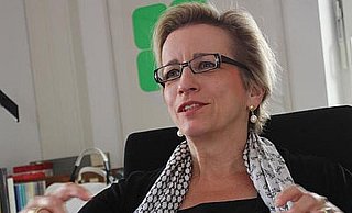 Eva-Maria Seng in ihrem Universitätsbüro. Sie ist Professorin am Lehrstuhl für materielles und immaterielles Kulturerbe in Paderborn. - FOTO: CHRISTINE PANHORST Eva-Maria Seng in ihrem Universitätsbüro. Sie ist Professorin am Lehrstuhl für materielles und immaterielles Kulturerbe in Paderborn. - FOTO: CHRISTINE PANHORST