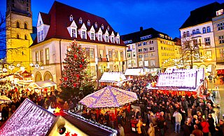 Ein Stimmung wie 2019 erhoffen sich viele für den Weihnachtsmarkt 2021. - Bielefeld Marketing/ Sarah Jonek Ein Stimmung wie 2019 erhoffen sich viele für den Weihnachtsmarkt 2021. - Bielefeld Marketing/ Sarah Jonek
