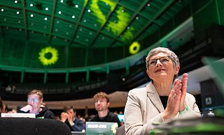 Britta Haßelmann ist Grünen-Politikerin aus Bielefeld. - Guido Kirchner/dpa Britta Haßelmann ist Grünen-Politikerin aus Bielefeld. - Guido Kirchner/dpa
