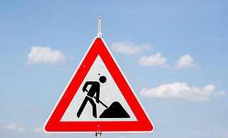 An einer Baustelle in Bielefeld-Baumheide gab es Verkehrsprobleme. - Jan Woitas An einer Baustelle in Bielefeld-Baumheide gab es Verkehrsprobleme. - Jan Woitas