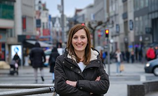 Desirée Lukowski ist die Neue im "City.Team". Sie soll die Bielefelder Innenstadt pushen. - Andreas Zobe Desirée Lukowski ist die Neue im "City.Team". Sie soll die Bielefelder Innenstadt pushen. - Andreas Zobe