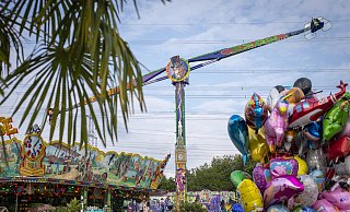 Während der Sommerferien hat der temporäre Freizeitpark geöffnet. - Niklas Tüns Während der Sommerferien hat der temporäre Freizeitpark geöffnet. - Niklas Tüns